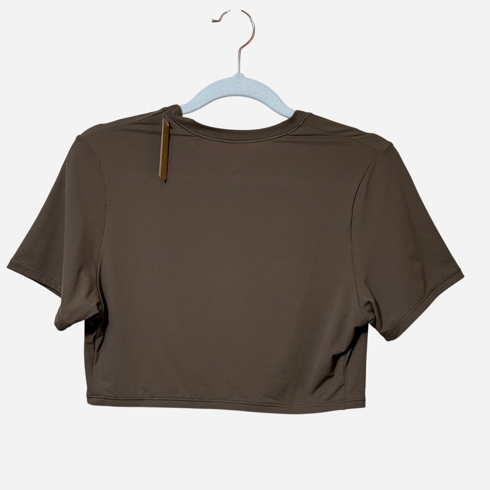 SKIMS Fits Everybody Super Crop T-Shirt Oxide XL - Picture 3 of 11